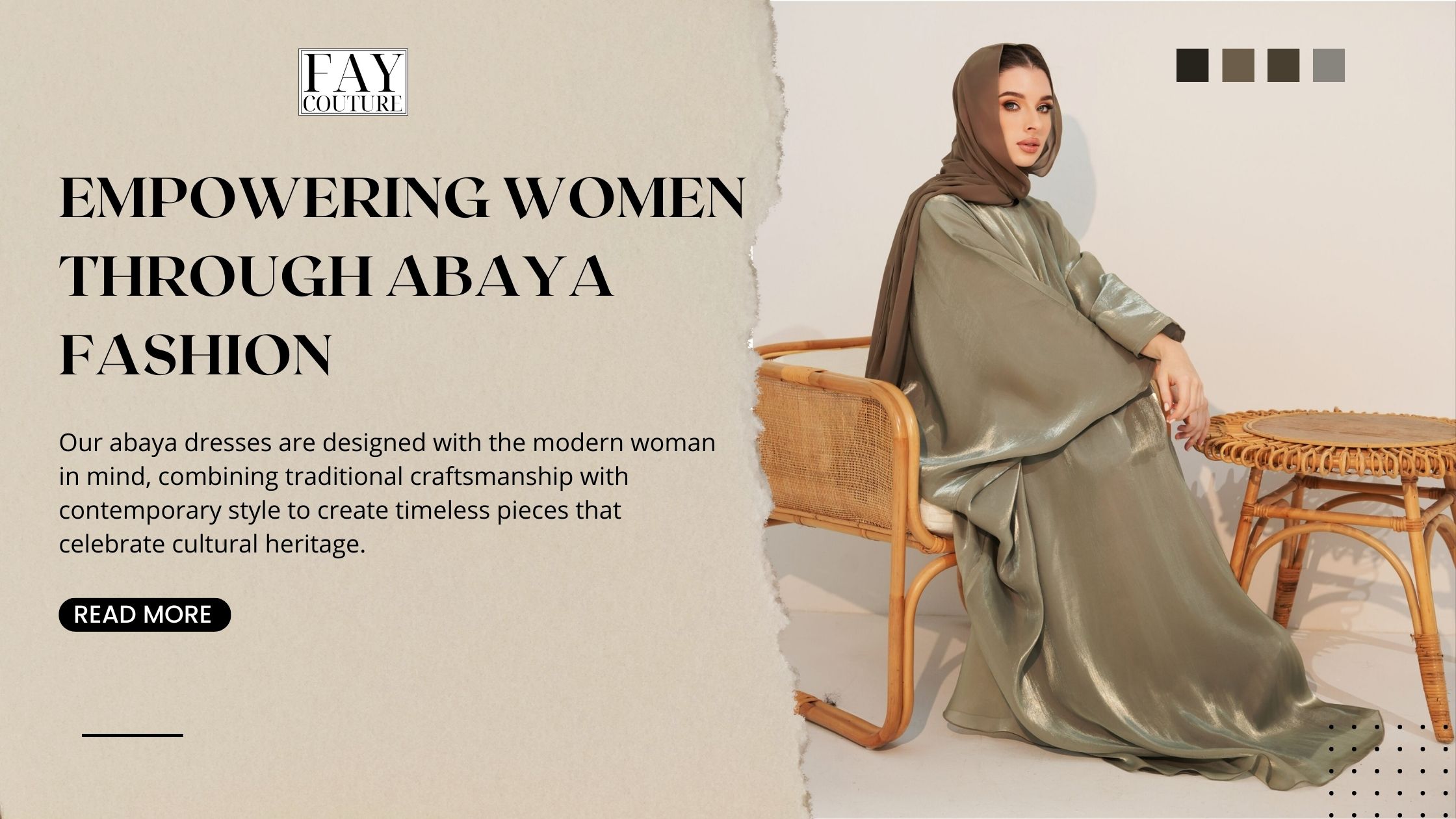 Breaking Stereotypes: Empowering Women Through Abaya Fashion - Fay Couture
